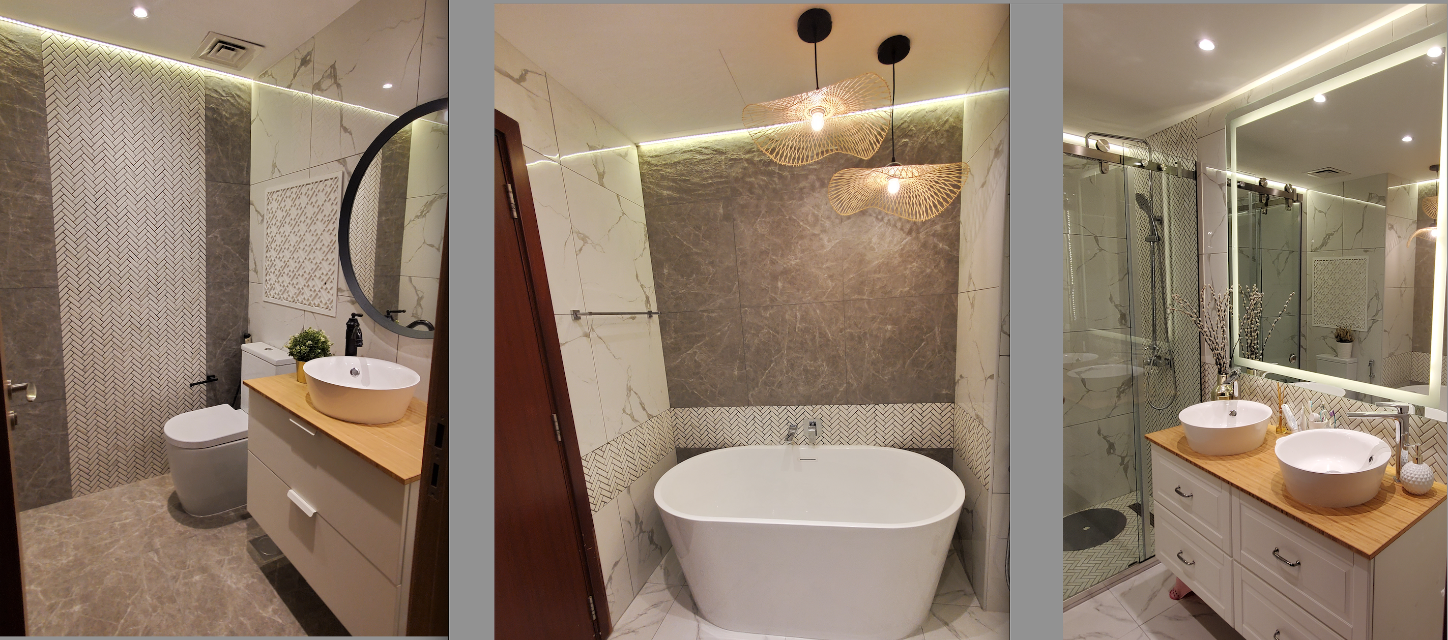 JBR shams bathroom renovations, dubai fitout bathroom kitchen design, interior designer dubai, bathroom fitout