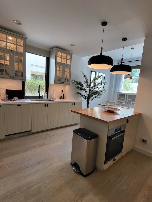mira kitchen renovation, door opening, interior designer dubai fitout and renovations, home fitout