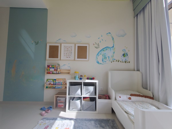 damac hills dragon room for kids, room decor dubai kids, interior designer