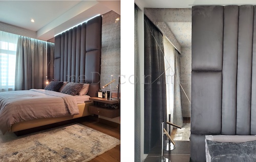 luxury bedroom on palm jumeirah, custom made, renovations shoreline, home upgrade styling dubai, dubai interiors, fitout dubai