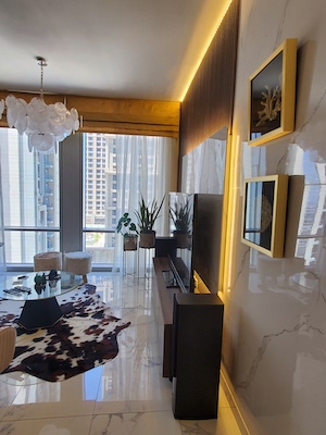 living room luxurious home styling in dubai on the budget, wall paneling habtoor city living room , interior designer in dubai, glam living, mixing old with new, home renovations upgrades in dubai